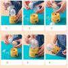 Yellow Pink Egg White and Yolk Mixer ABS PC Silicone Egg Spinner Manual Egg Shaker  Home Cooking