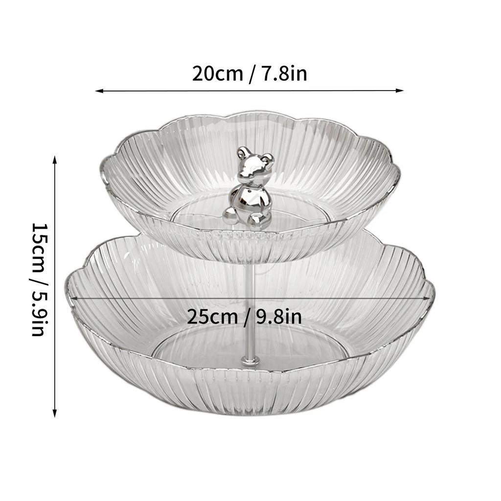 Подставка для десертного торта на День святого Валентина, украшение стола на Рамадан, держатель для фруктового подноса, многослойная подставка для закусок, конфет