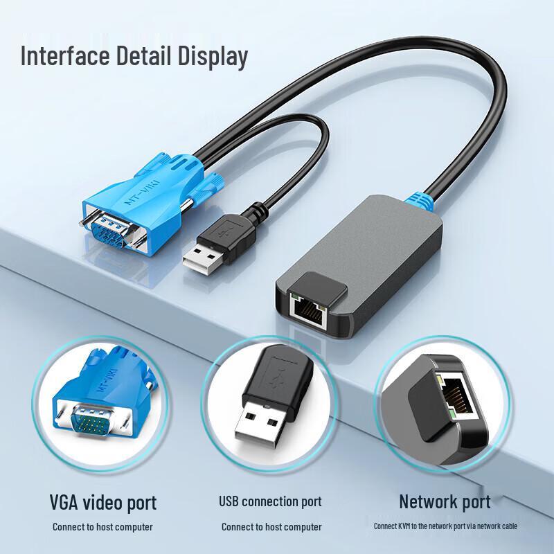 MT-viki KVM VGA Цифровой Модуль Удлинитель Cat5