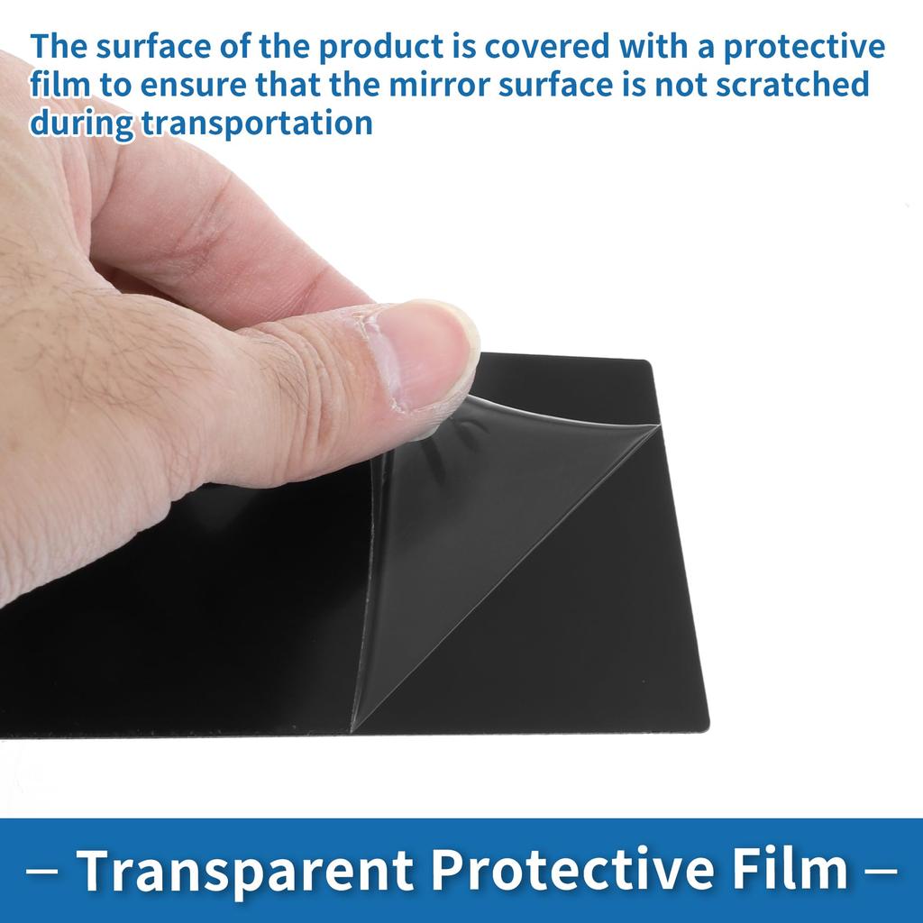 ABSOPRO Door Pillar Window Trim Sticker Pillar Post Door Outer Exterior Cover Compatible with VW Touran Black Anti-Scratch 2016-2019,