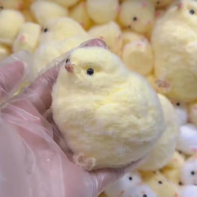 Милая мягкая игрушка ручной работы, имитация желтой курицы, сжимающая щипковые игрушки, силиконовая курица, цыплята, игрушка для взрослых и детей в подарок на день рождения