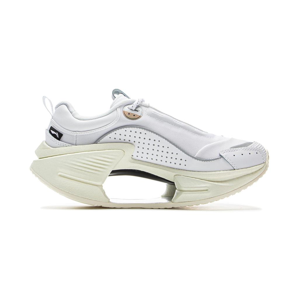 Li Ning Амортизация Отскок Низкие Беговые Кроссовки Женские Стандартные Белые AZGV034-1
