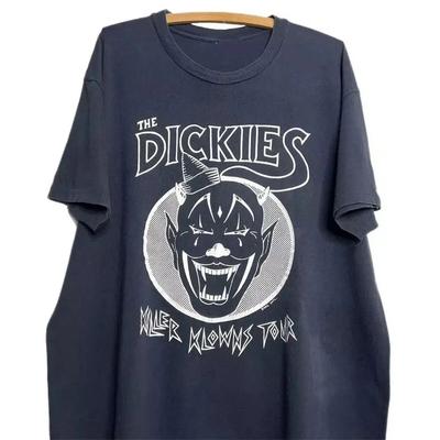 Dickies Band Killer Clows Тур Подарок на Рождество Футболка Полный Размер S5XL Унисекс Футболка