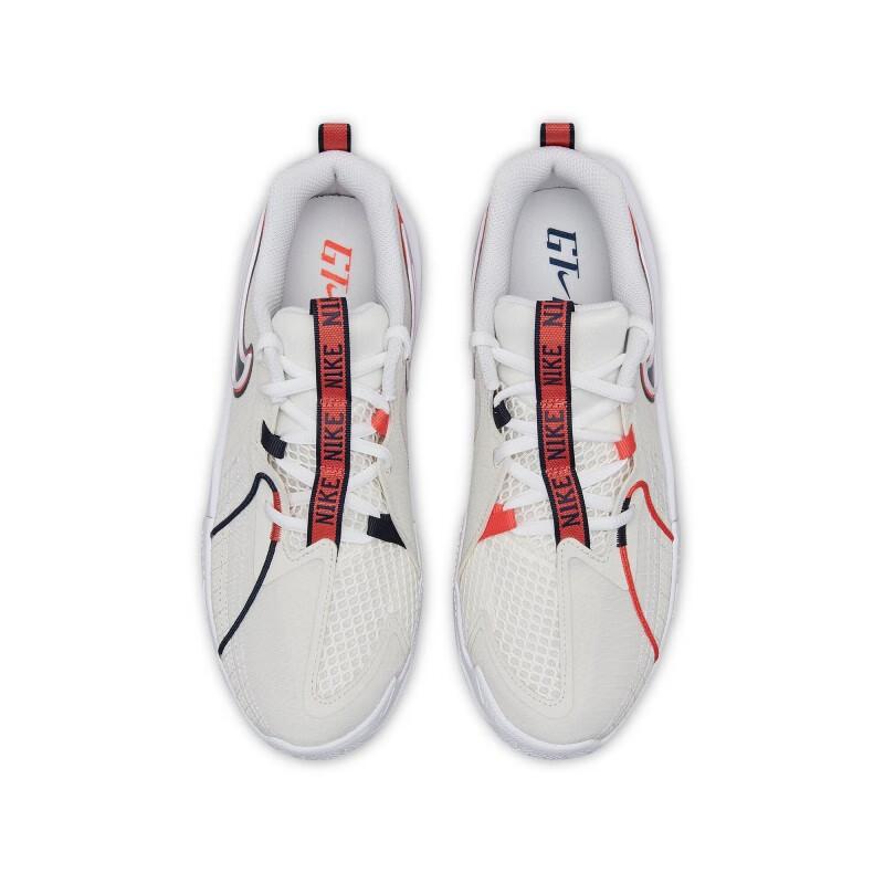 Nike ГТ. Cut 3 SE Стильные Удобные Амортизирующие Прочные Дышащие Низкие Детские Баскетбольные Кроссовки Детские кроссовки Молочно-белые Оранжевые IB8884191