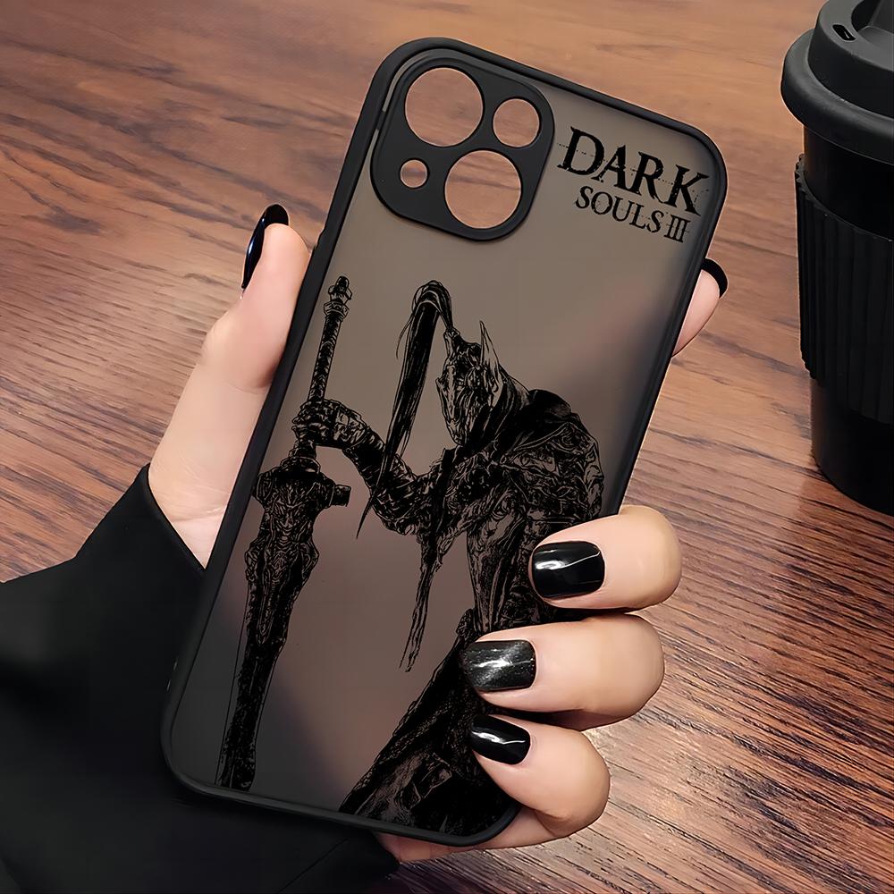 Чехол для телефона Dark Souls из горячей игры для iPhone 16 15 14 13 12 11 Pro Max X XR XS 7 8 Plus Mini SE 2020 2022 Матовый чехол