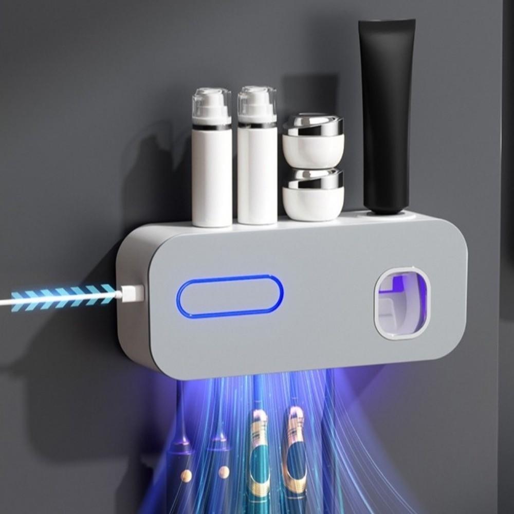 USB Charging UV Toothbrush Sterilizer Wall Mounted Toothbrush Dryer Holder Personal Care