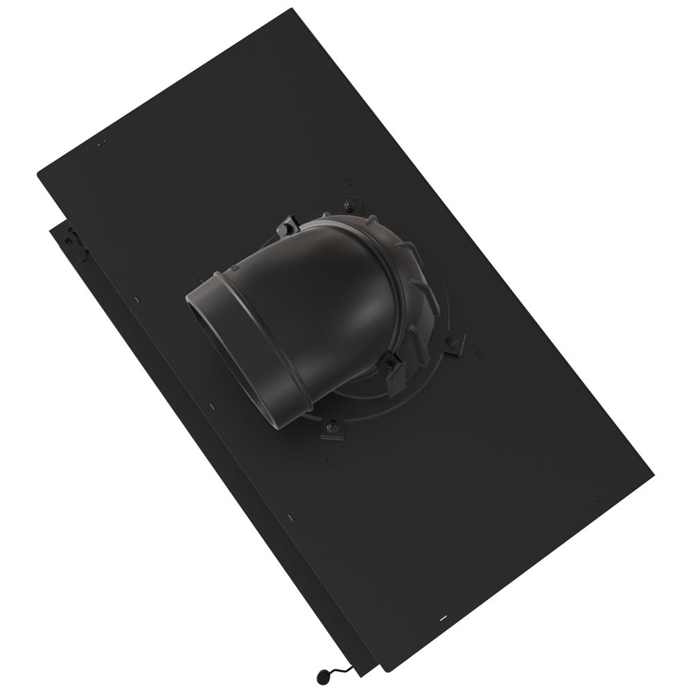 Steel fireplace KRATKI LUCY TUNNEL 14 kW Ø 200