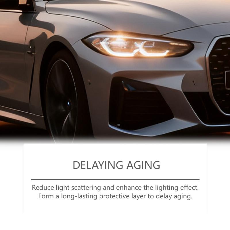 Headlamp Restoration Kit for Cars 100ML Cleaner with Cleaning Sponge Easily Restores Faded Headlights for SUV Truck Motorcycle