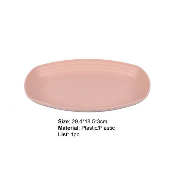Практичная противоскользящая тарелка для еды Широко используемая пластиковая тарелка для еды с защитой от царапин