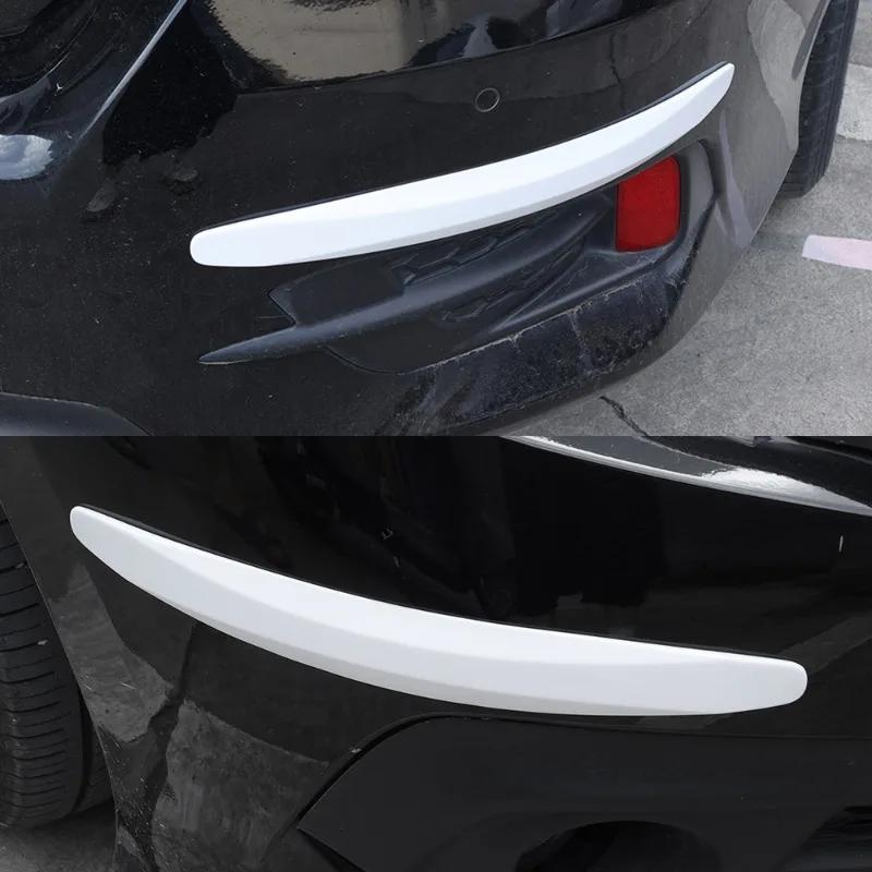Автомобильные бамперы, противоударные полосы, универсальные защитные накладки на передний и задний бампер, защита от царапин, украшение из ПУ, 40x5 см