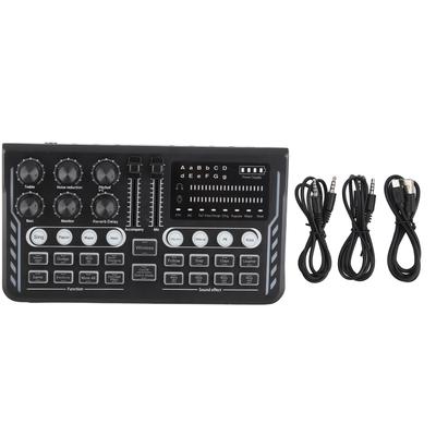 Профессиональный микшер Звуковая карта в реальном времени Эффекты Voice Changer DJ Studio Стриминг Подкастинг