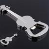 New Guitar Design Silver Color Beer Opener Unique Gift Guitar Shaped Bottle Opener Zinc Zinc Zinc Alloy