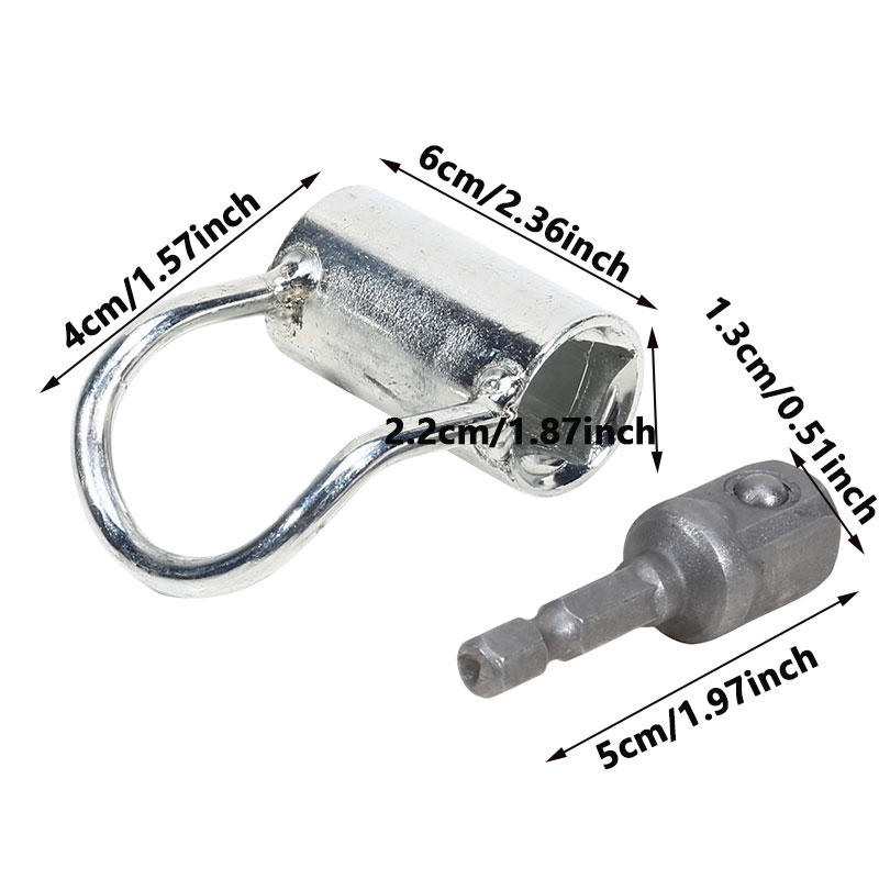 Ключ для угловых кранов Портативный инструмент для разборки Универсальное использование Узкие места Универсальный сантехнический ключ Набор гаечных ключей Ручной инструмент