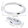 Rechargeable V Face Massager 5-Modes Facial Microcurrents Face Lifting Slimming Machine Skin Care Belt EMS Double Chin Reducer
