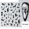 New nail art stickers ins European and American Halloween Dark Spider Ghost Thin Tough Adhesive Nail Stickers