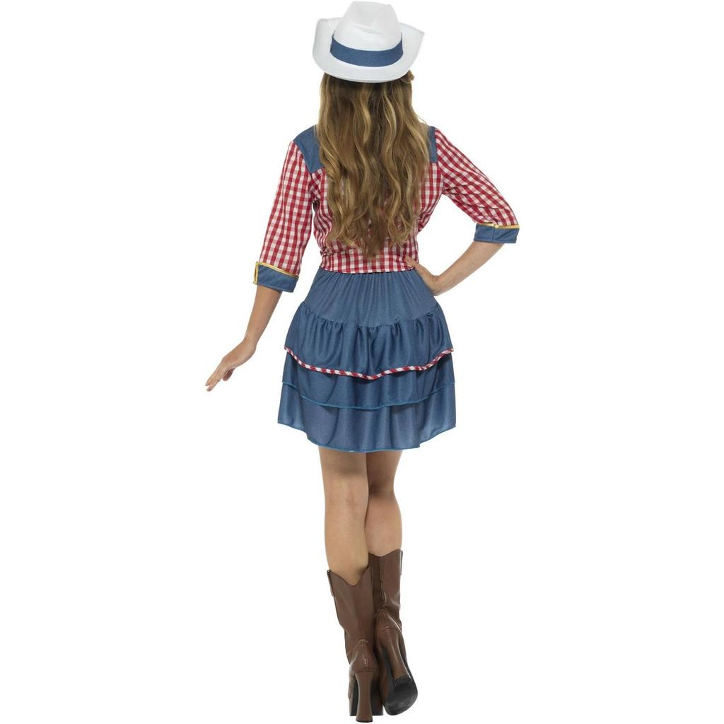 Smiffys Womens/Ladies Rodeo Doll Costume Set
