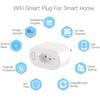 Умная домашняя розетка WiFi с голосовым управлением Alexa, таймером и мониторингом энергопотребления - Бразильский стандарт
