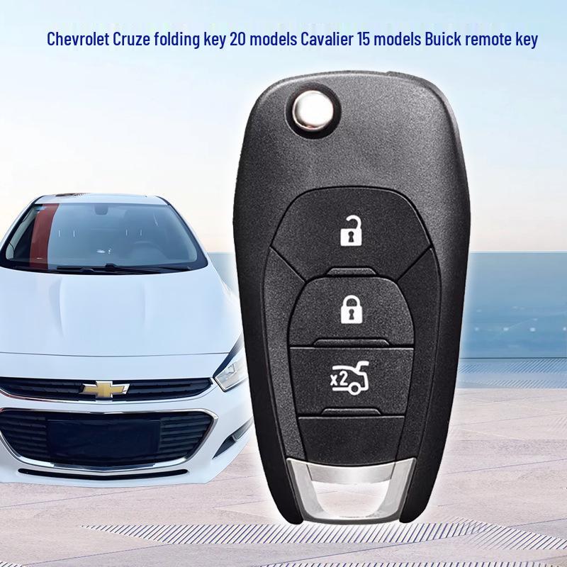 Compatible 433MHz 3-Button Remote Key Circuit Board for Chevrolet Cruze (Folding, Chip 4A)