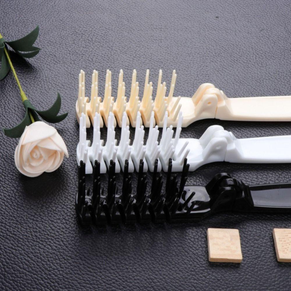 Парикмахерская Массажная Расческа Складная Парикмахерские Инструменты Полезная Складная Расческа