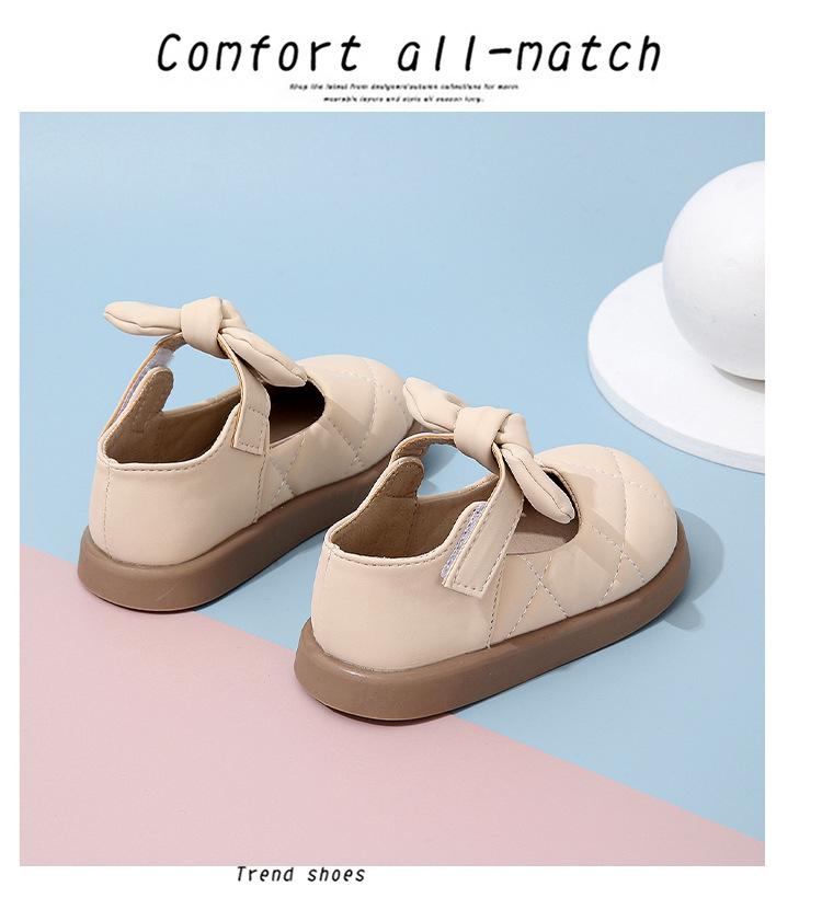 Кожаные туфли в стиле принцессы для девочек от 1 до 3 лет, дышащая и модная детская обувь