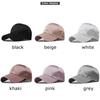 Silk Satin Women Men Baseball Caps Glossy SImple Korea Sun Hat Summer Baseball Hats Hip Hop Visor Hat