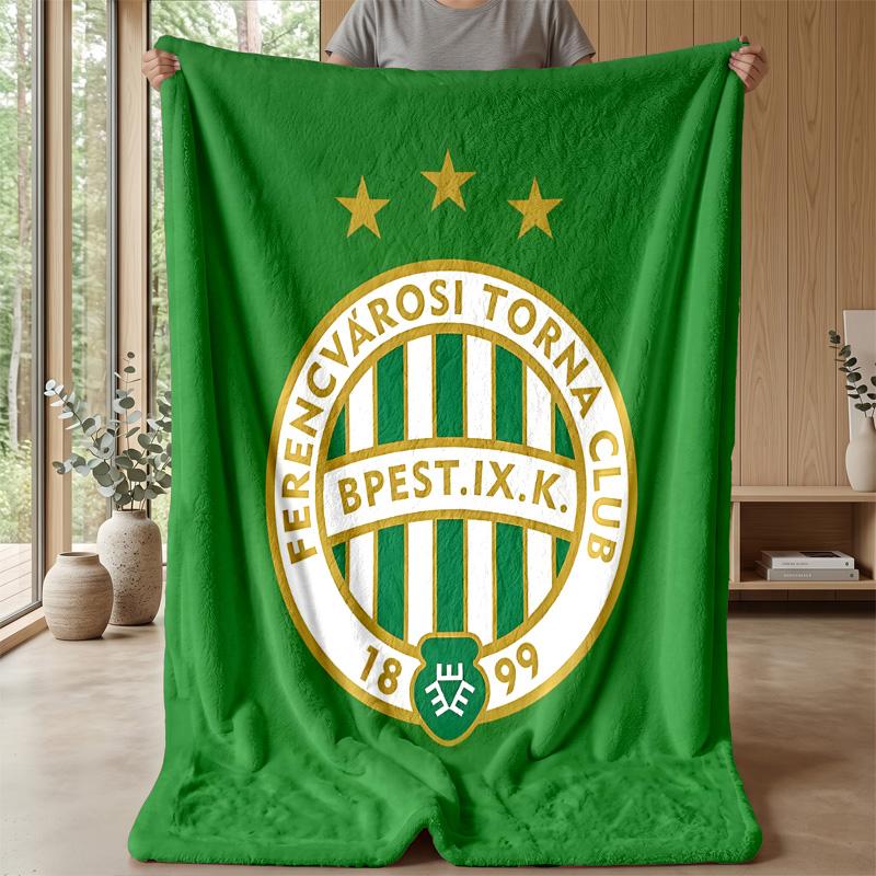 Ferencvaros Theme blanket Soft Flannel Fleece Blanket Warm Lightweight Throw Blanket for Home Sofa Bed