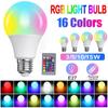 16 цветов E27 RGB пульт дистанционного управления светодиодная лампа для комнаты умная лампа диммер низкое энергопотребление энергосберегающая регулируемая лампа