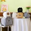 Square Plush Cat Toy Stuffed Animal Doll Cartoon Bedroom Decoration Kids Gift
