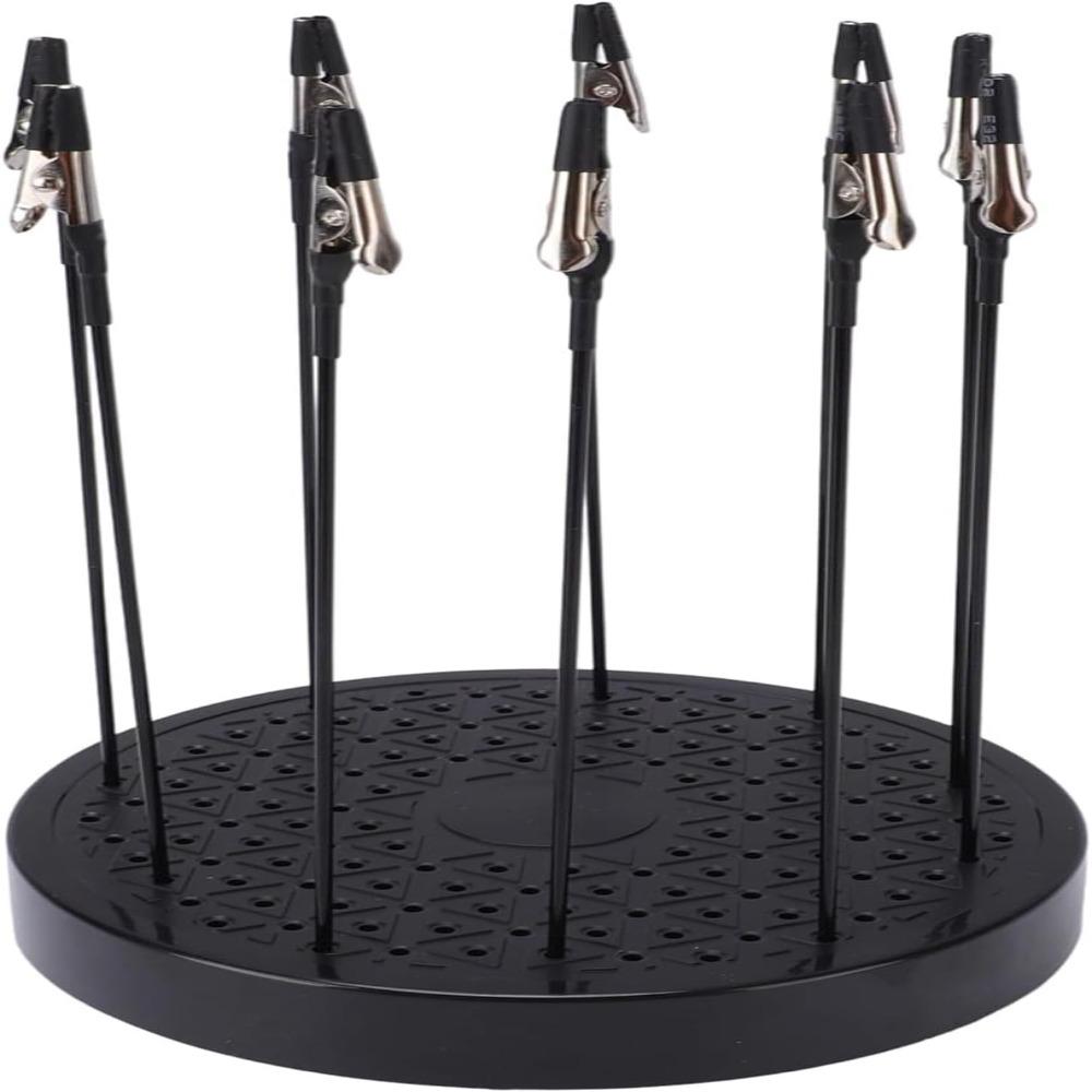 360 Degree Rotation Model Painting Stand 20 Bendable Clips Model Painting Kit  For Hobby Modeling
