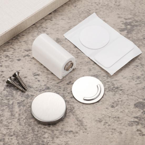 Магнитный дверной стопор Защита стены Без сверления Противоударный Ветрозащитный Дверной фиксатор Держатель Сверхпрочный Ковер Плитка Бетон Деревянный пол Настенный монтаж