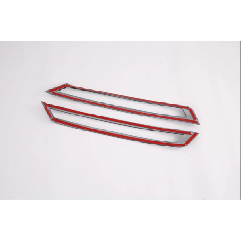 Rear Fog Light Frame Cover Trim For - Hyundai Sonata ABS Carbon Fiber