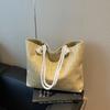 Straw Woven Shoulder Tote Bag Women's Large Capacity Woven Handbag