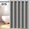 Душевая занавеска для штанги Проходной толстый материал Водонепроницаемый без проколов Простая установка Уход Отель Кемпинг Ванная комната Автофургоны Душевая занавеска