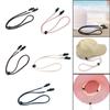 4pcs Hook Clips Hat Retainer Anti-lost Windproof Hat Strap Quality Hat Chin Cord  Sun Hat