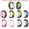 Совместимый двухцветный ремешок с пряжкой-булавкой для Xiaomi Mi Band 3/4 - Сменный ремешок для смарт-браслета