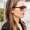 Classic Brand Polarized Sunglasses For Men Women Vintage Oval Frame Goggle Driving Night Vision Eyewear UV400