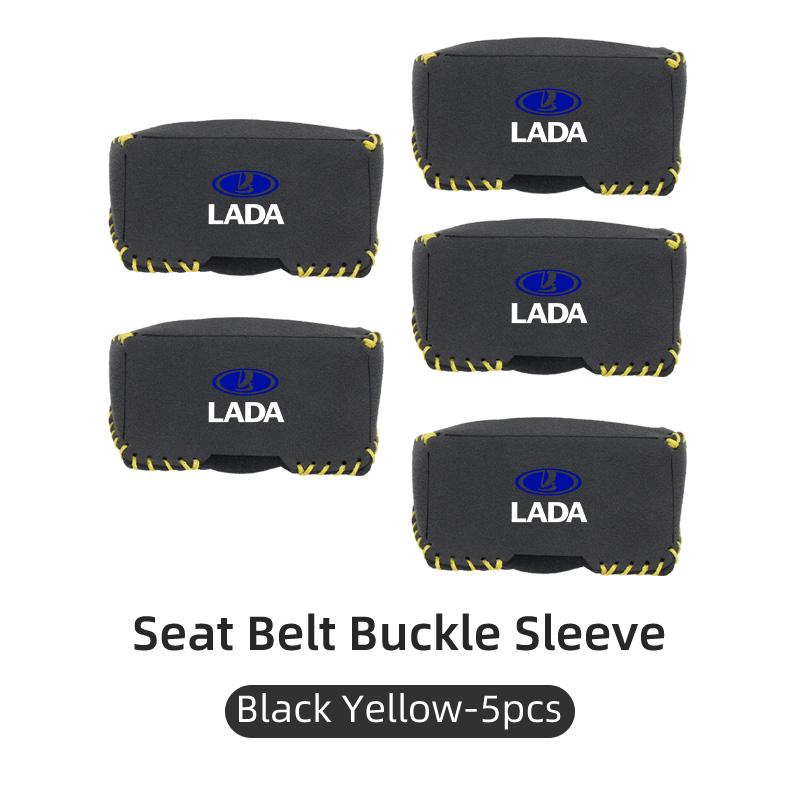 Car Suede Safety Belt Buckle Protector Cover Interior Accessories For Lada Priora Sedan Sport Kalina Granta Vaz Samara 2110 NN99