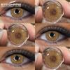 2Pcs Colored Pupils for Eyes Green Natural Look Eye Contacts Gray Fashion Lenses Beauty Color Eye Lens Brown Lenses