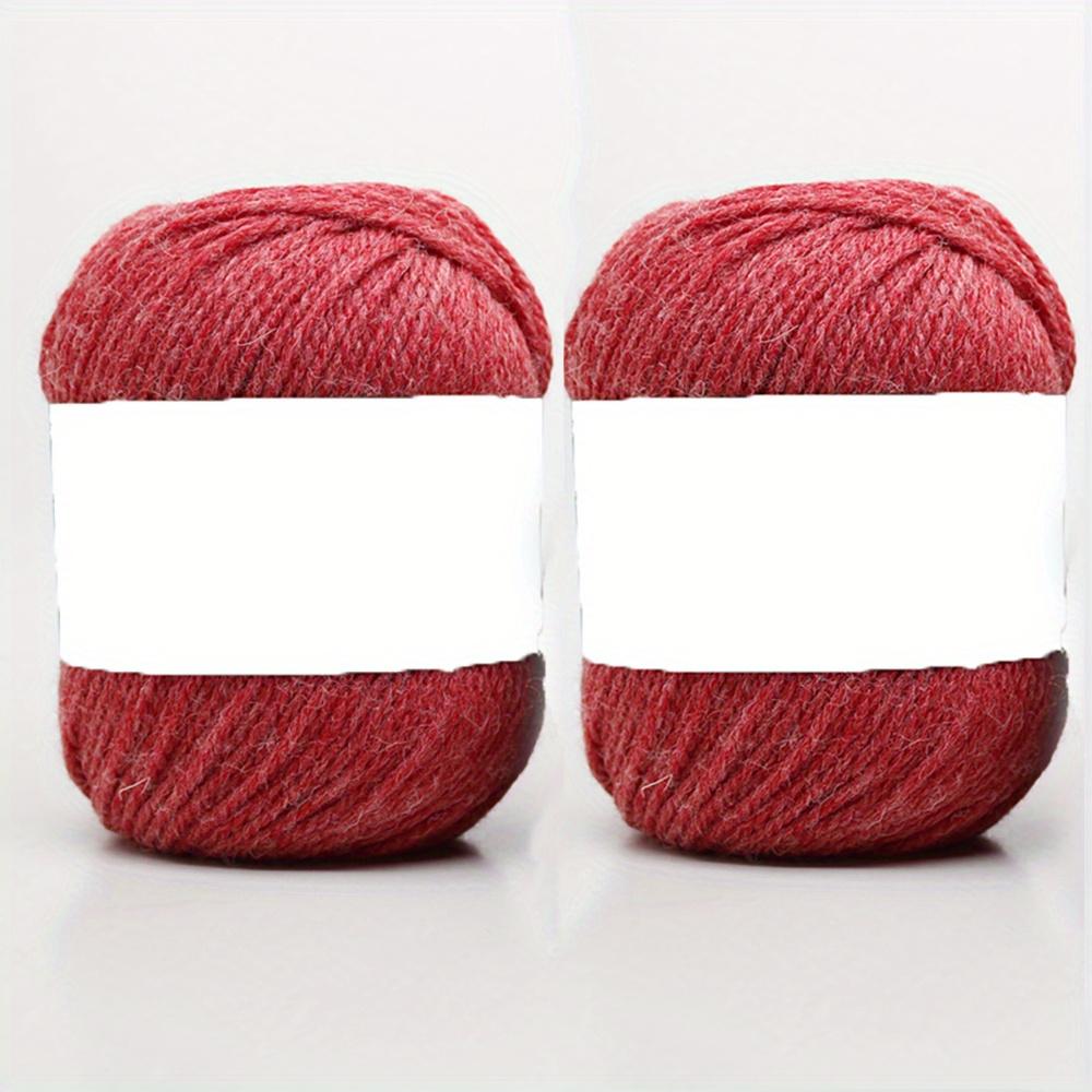 2 шт. роскошной пряжи из смеси шерсти, яка и кашемира, мягкой и теплой для самостоятельного вязания/вязания крючком шарфов, шапок, свитеров, идеально подходящих для подарков ручной работы