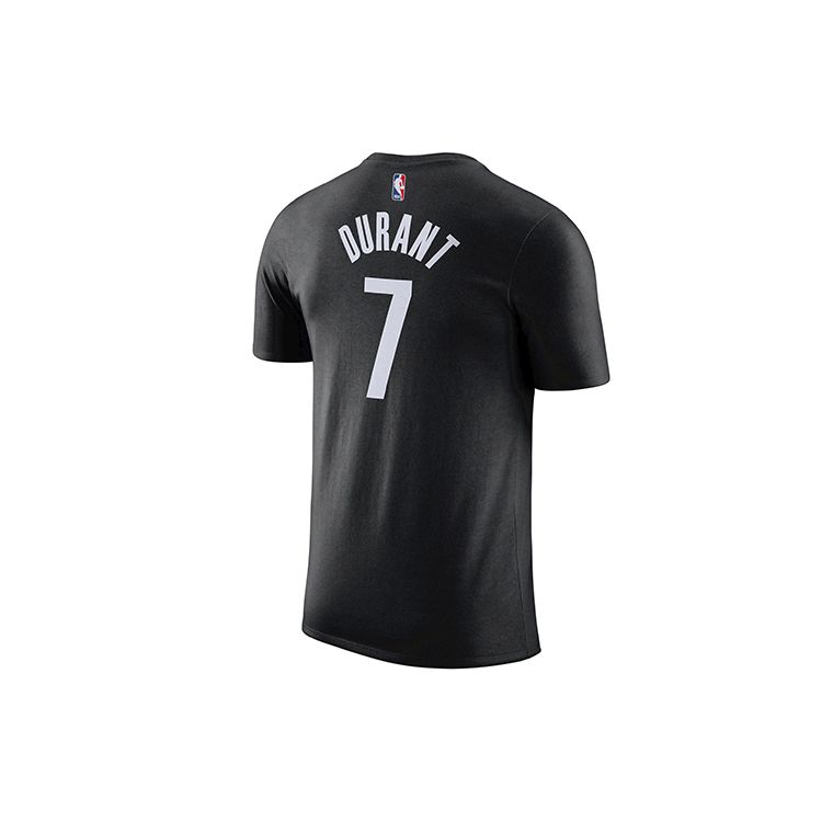 Nike Кевин Дюрант #7 Brooklyn Nets Dri-Fit футболка с коротким рукавом Мужские топы черные BQ1515-016