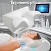 Cervical Support Pillow Memory Foam Neck Pain Relief Pillow for Neck and Shoulder Comfort Ergonomic Cervical Cushion for Sleep