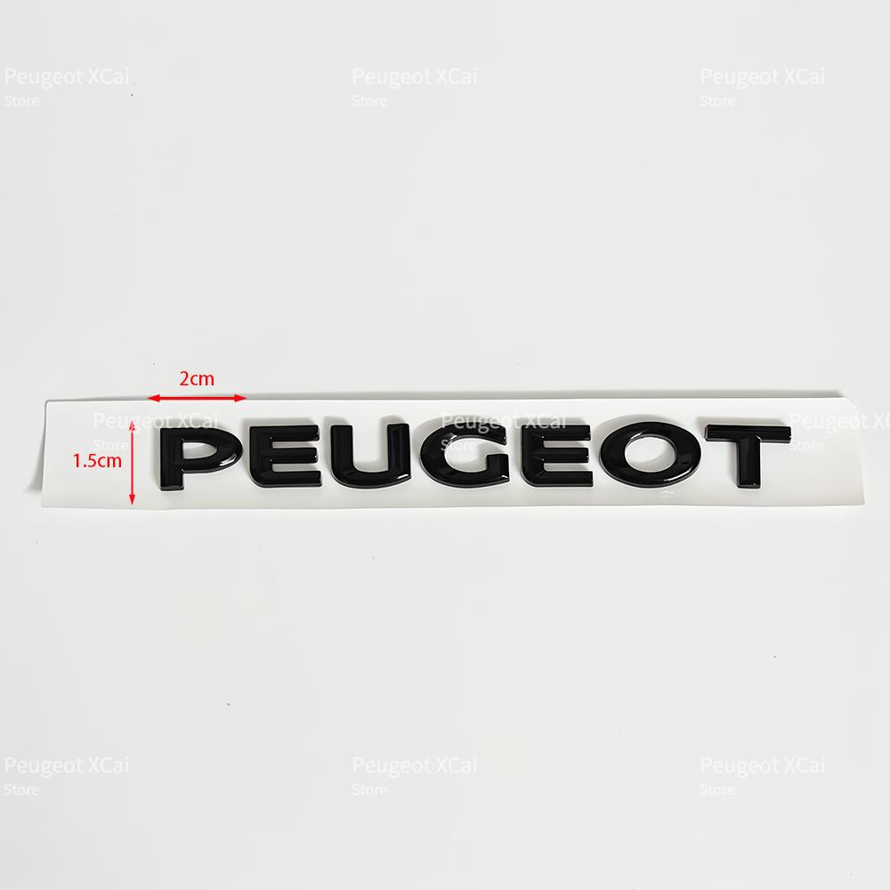 Akpsw6 3D ABS Наклейка-значок с номером на задний багажник для Peugeot 206 207 301 307 308 408 508 Автоаксессуары Поставляется с клейкой основой