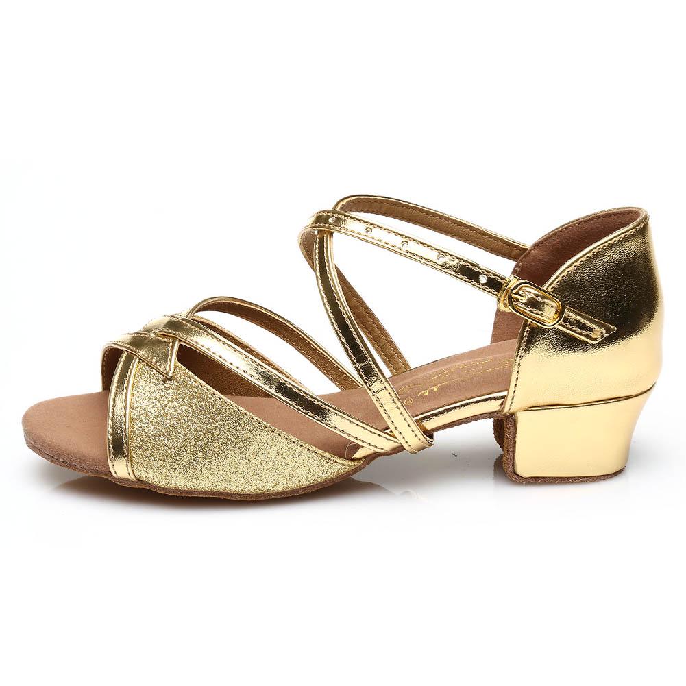 Женские туфли для танцев, на низком каблуке