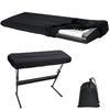 Hasiro Piano Cover 61 Cloth Electronic Piano Keyboard Cover Dustproof Lightweight Keyboard Case Storage Black 61 Keys