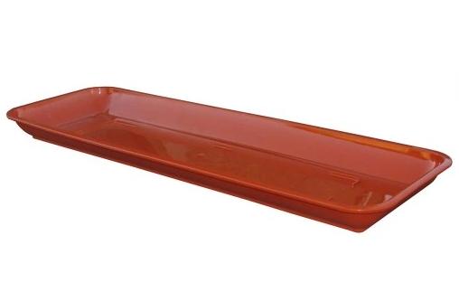 balcony box stand 50cm terracotta