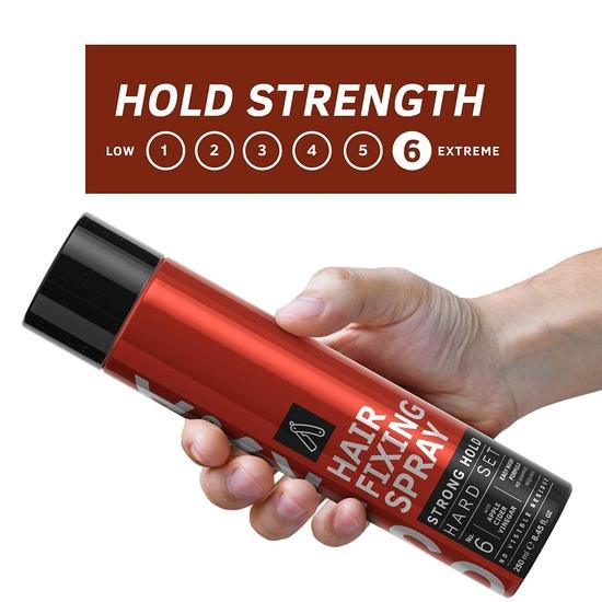 Ustraa Спрей для фиксации волос сильной фиксации – Придает блеск и равномерное покрытие