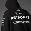 Adidas X Mercedes-Amg Petronas F1 Team Ss25 Удобный Универсальный Повседневный Полосатый Свитшот с Длинным Рукавом Мужской свитшот Черный JW5385