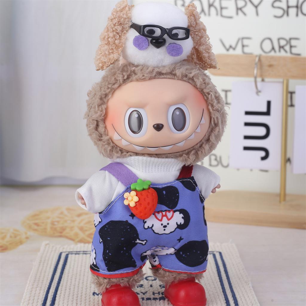 Одежда Labubu Baby подходит для кукол Labubu первого, второго и третьего поколений ростом 17 см