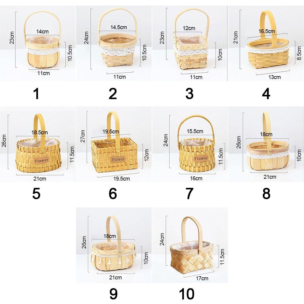 Мини Миниатюрная Плетеная Корзинка из Бумажной Лозы Ручная Работа Корзинка для Цветов для Кукол BJD/для Кукол Ob11
