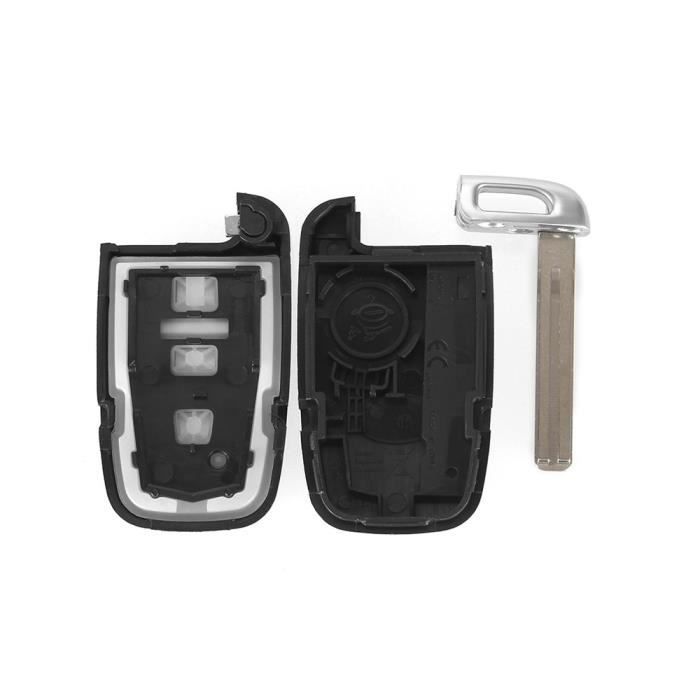 Чехол для ключа для Hyundai ix20 ix35 Elantra Veloster Kia Picanto Rio Venga - 3 кнопки - Плип-пульт с лезвием Phonillico®